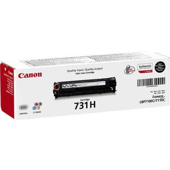 Originali kasetė Canon Cartrige 731H BK Originali kasetė Canon Cartrige 731H BK