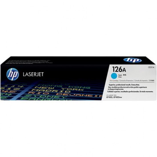 Originali kasetė HP Color LaserJet 126A (CE311A) Originali kasetė HP Color LaserJet 126A (CE311A)