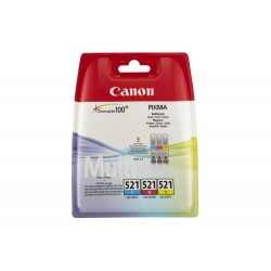 Originali rašalinė kasetė Canon (CLI-521C/M/Y Multipack)