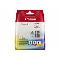 Originali rašalinė kasetė Canon Ink CLI-8 Multipack C/M/Y Originali rašalinė kasetė Canon Ink CLI-8 Multipack C/M/Y