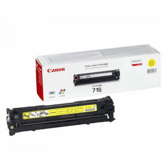 Originali kasetė Canon Cartridge 718 Yellow Originali kasetė Canon Cartridge 718 Yellow