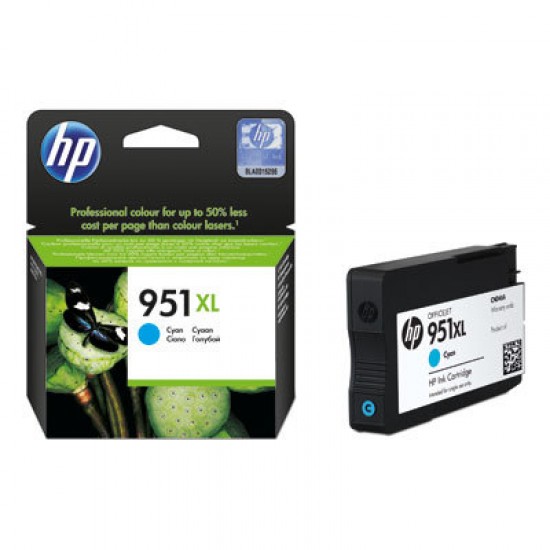 Originali rašalinė kasetė HP Ink No.951 XL Cyan Originali rašalinė kasetė HP Ink No.951 XL Cyan