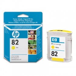 Originali rašalinė kasetė HP Ink No.82 Yellow Originali rašalinė kasetė HP Ink No.82 Yellow