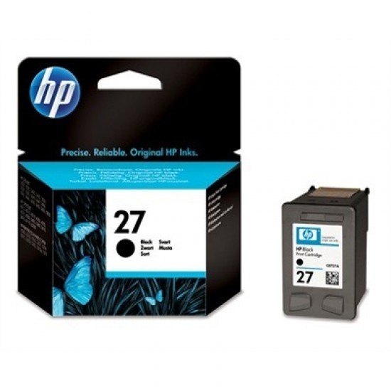 Originali rašalinė kasetė HP Ink No.27 Black Originali rašalinė kasetė HP Ink No.27 Black