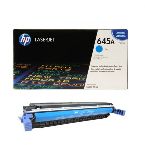 Originali kasetė HP Color LaserJet 645A (C9731A) Originali kasetė HP Color LaserJet 645A (C9731A)