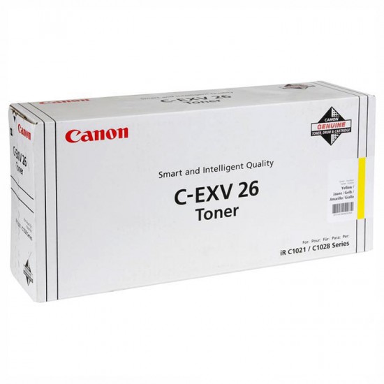 Originali kasetė Canon (C-EXV 26Y) Originali kasetė Canon (C-EXV 26Y)