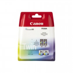 Originali rašalinė kasetė Canon Ink CLI-36 Color Twin-Pack