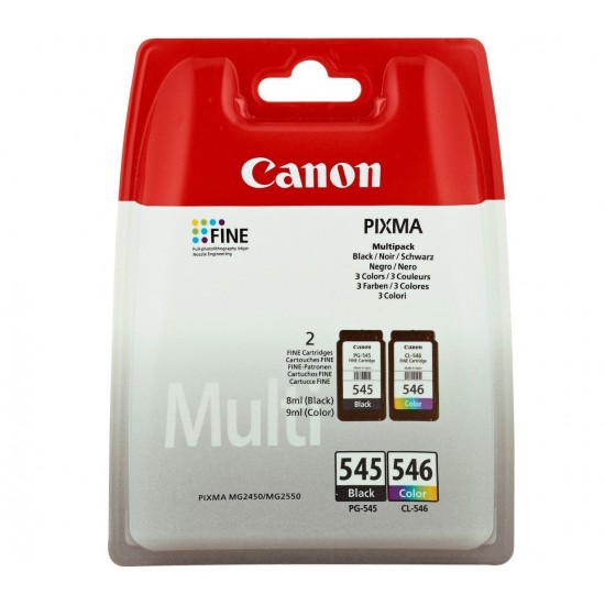 Originali rašalinė kasetė Canon Ink PG-545/CL-546 Multipack Blister Originali rašalinė kasetė Canon Ink PG-545/CL-546 Multipack Blister