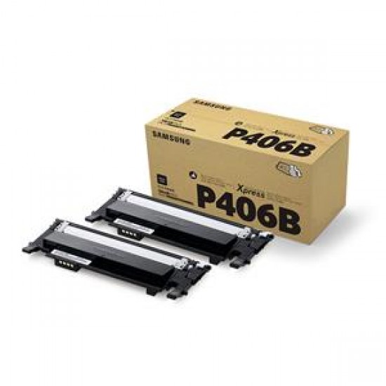 Originali spausdintuvo kasetė Samsung Cartridge Twin-Pack Black CLT-P406B/ELS Originali spausdintuvo kasetė Samsung Cartridge Twin-Pack Black CLT-P406B/ELS